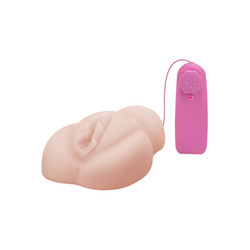 Vagina-Masturbator mit Vibration, 13 cm
