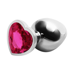 Heart Butt Plug Medium, 8 cm