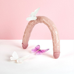 Doppeldildo mit langem Schaft, 45 cm