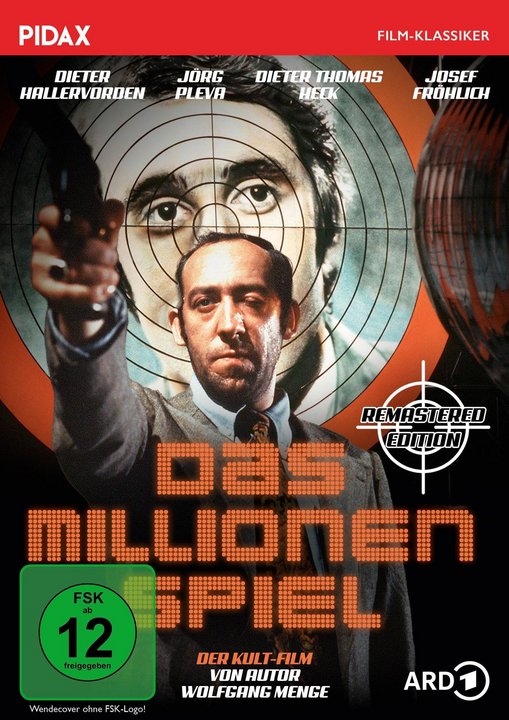 Das Millionenspiel - Remastered Edition / Visionärer Kult-Thriller mit Dieter Hallervorden und Dieter Thomas Heck (Pidax Film-Klassiker) (DVD)