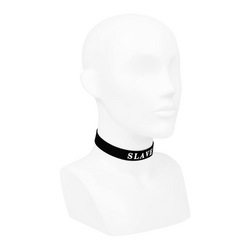 Silikon-Halsband mit Slave-Aufdruck
