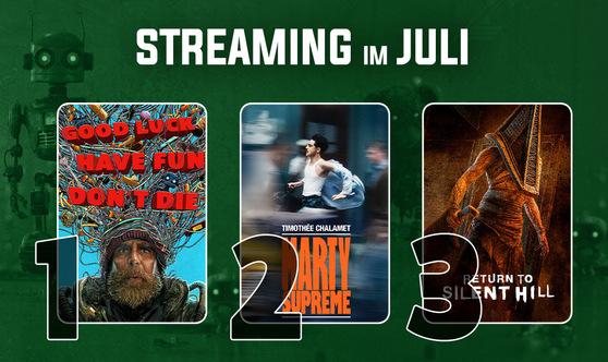 Die Streaming-Charts Juli 2026: Lachen bis zum Ende der Welt und vieles mehr!