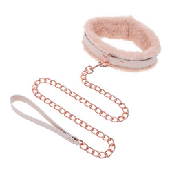 Peaches n CreaMe - Fur Collar &amp; Leash