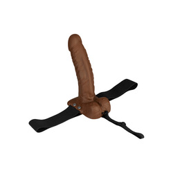 Hollow Strap-On with Balls, 21 cm