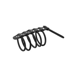 Penismanschette mit 5 Ringen, 4 - 5 cm