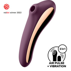 Satisfyer Dual Kiss, 2:1 Vibrator + Druckwellentoy