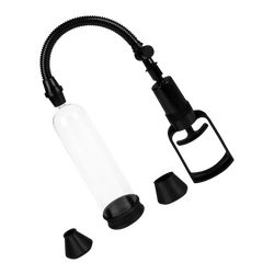 Penispumpe mit 3 Manschetten, 18 cm