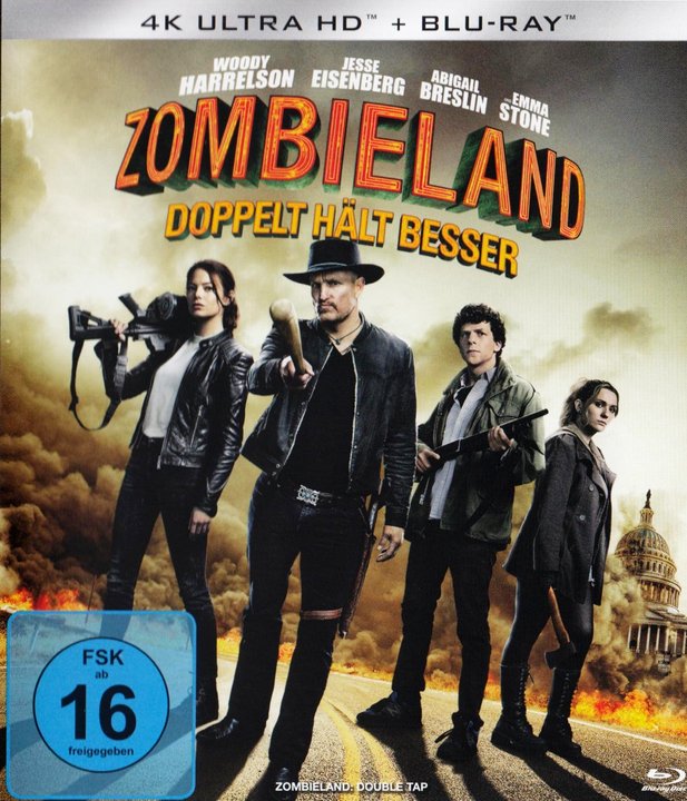 Zombieland 2 (4K UHD), gebraucht, ohne Cover