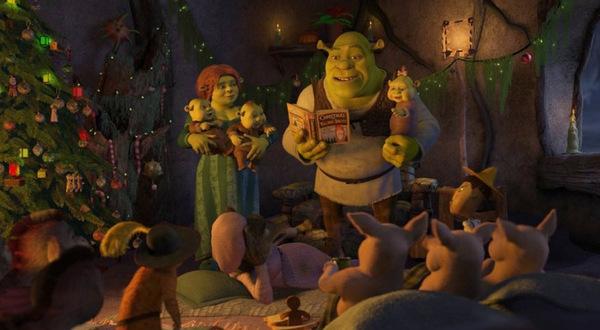 Auch Oger feiern Weihnachten, zu sehen in 'Shrek - Oh du Shrekliche' © DreamWorks