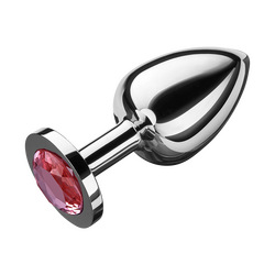 Großer Edelstahl-Buttplug, 10 cm