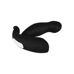 Prostata-Vibrator aus Silikon, 12 cm