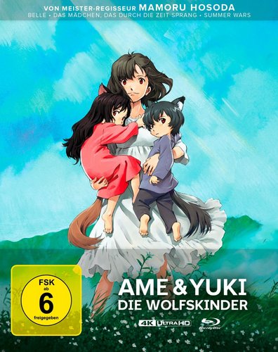 Ame &amp; Yuki - Die Wolfskinder - Limitiertes Stellbook (Blu-ray 4K Ultra HD)