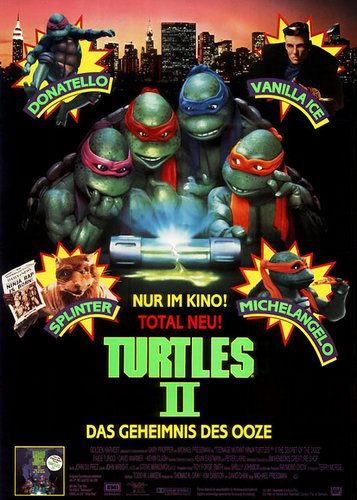 Turtles 2 - Das Geheimnis des Ooze - Poster 1