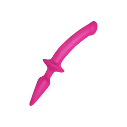 2-in-1 Dildo &amp; Buttplug - Größe S, 25 cm