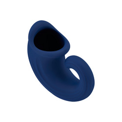 Ergonomischer Eichelstimulator aus Silikon, 11 cm
