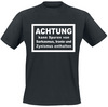 Achtung kann Spuren von Sarkasmus, Ironie und Zynismus enthalten powered by EMP (T-Shirt)