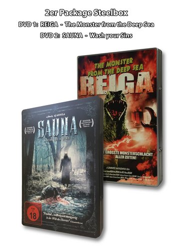 The Monster from the Deep Sea - Reiga + Sauna - Wash your Sins / 2 Steelboxen (DVD)