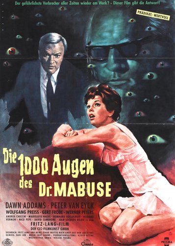 Die 1000 Augen des Dr. Mabuse - Poster 1