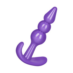 Analdildo mit Kugelstruktur, 9 cm