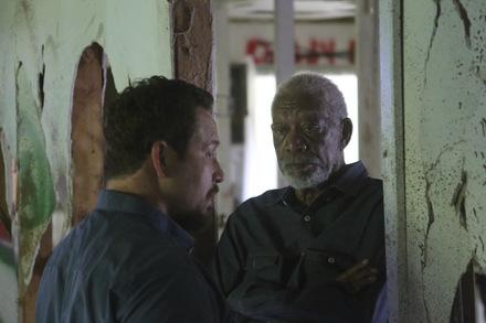 Cole Hauser und Morgan Freeman in THE RITUAL KILLER (USA 2023) © SquareOne
