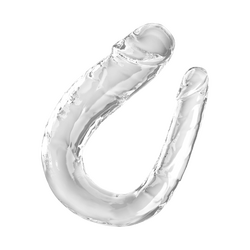 King Cock Clear - Large Double Trouble, 44 cm