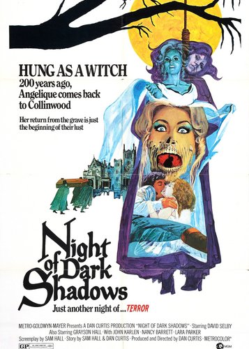 Night of Dark Shadows - Poster 2