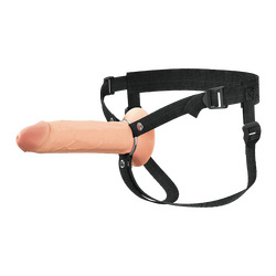 8 Inch Hollow Silicone Strap-On, 21,5 cm