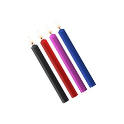 Teasing Wax Candles, Large, 4 Stück
