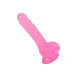 Naturdildo mit Saugfuß, 18 cm
