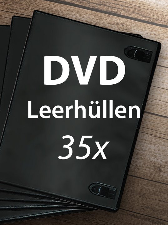 DVD Leerhüllen à 35 Stück, gebraucht