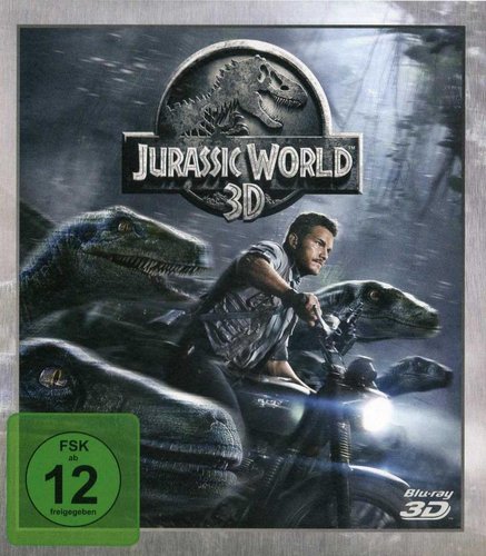 Jurassic Park 4 - Jurassic World (Blu-ray 3D), gebraucht, ohne Cover