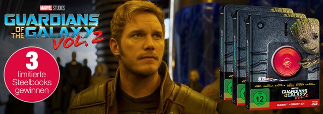 Guardians of the Galaxy 2 Gewinnspiel: Knopf drücken & galaktische Preise gewinnen