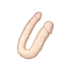 U-förmiger Doppeldildo, 20 cm