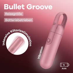 Satisfyer Bullet Groove - Batteriebetrieben, 10 cm