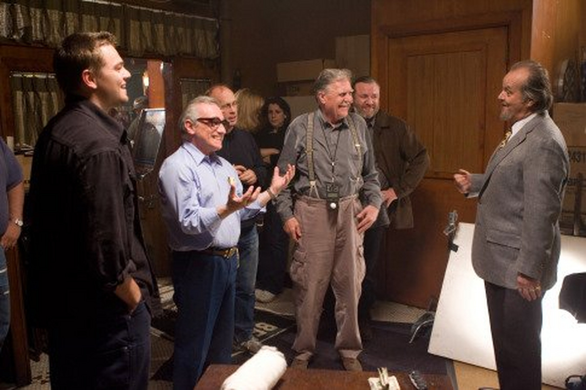 Leonardo DiCaprio, Martin Scorsese, Ray Winstone und Jack Nicholson © Warner Home Video 2006