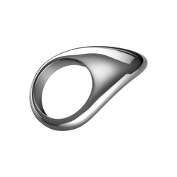 Teardrop-Cockring, 4,5 cm