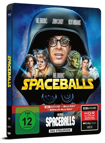 Spaceballs - Mel Brooks’ verrückte Raumfahrt - Limitiertes 3-Disc-SteelBook® (Blu-ray 4K Ultra HD)