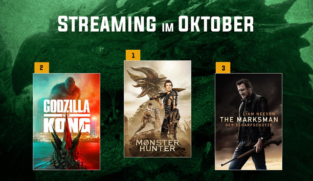 Stream-Charts Oktober 2021: Premium-Stream: Aus dem Kino direkt in unsere Charts!