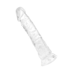 Clear 8 Inch Cock, 22 cm