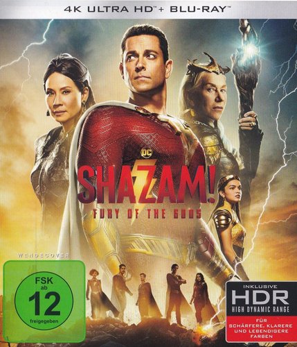 Shazam! 2 - Fury of the Gods (4K UHD), gebraucht, ohne Cover