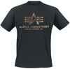 Alpha Industries Basic T T-Shirt schwarz goldfarben powered by EMP (T-Shirt)