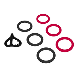 Penis- und Hodenring-Set aus Silikon, 7-tlg.