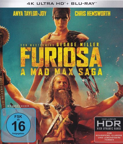 Furiosa - A Mad Max Saga (4K UHD), gebraucht, ohne Cover
