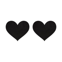 Black Satin Heart