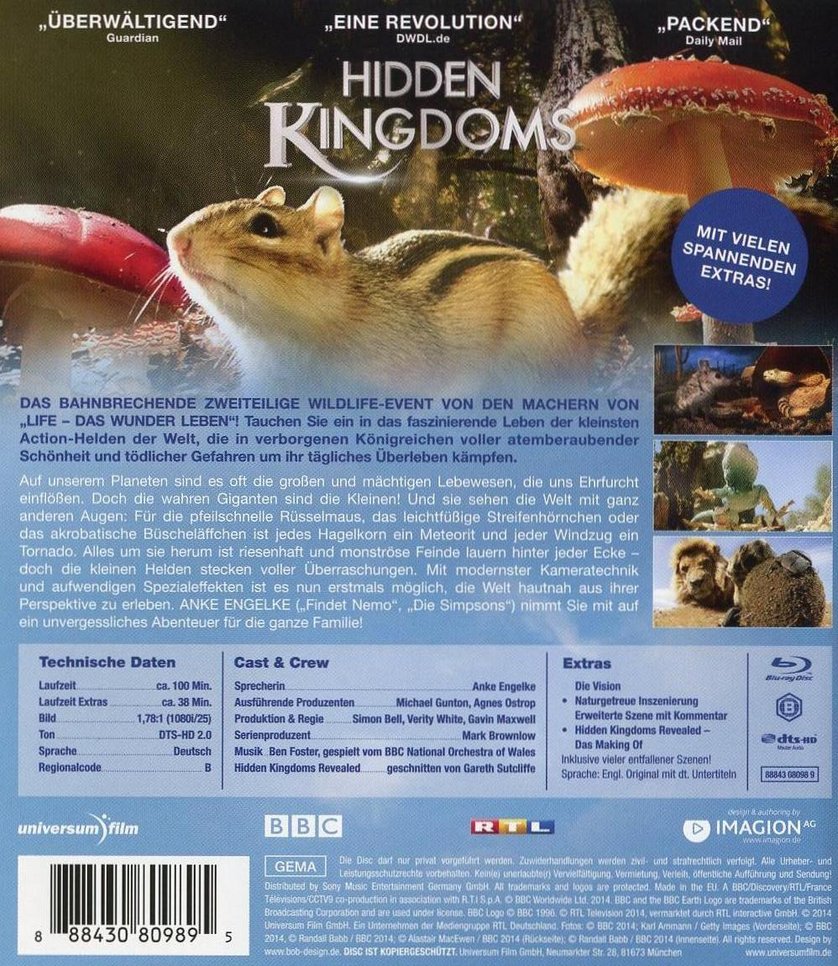 Hidden Kingdoms Dvd Oder Blu Ray Leihen Videobusterde