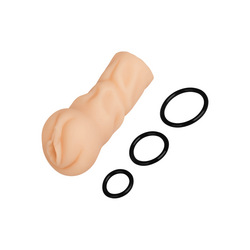 Strukturierter Vagina-Masturbator, 16 cm