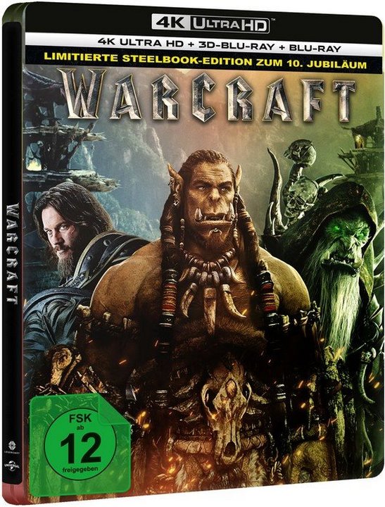 Warcraft: The Beginning - Steelbook (Blu-ray 4K Ultra HD)