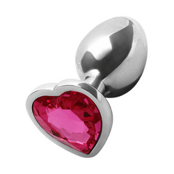 Heart Butt Plug Small, 6,9 cm