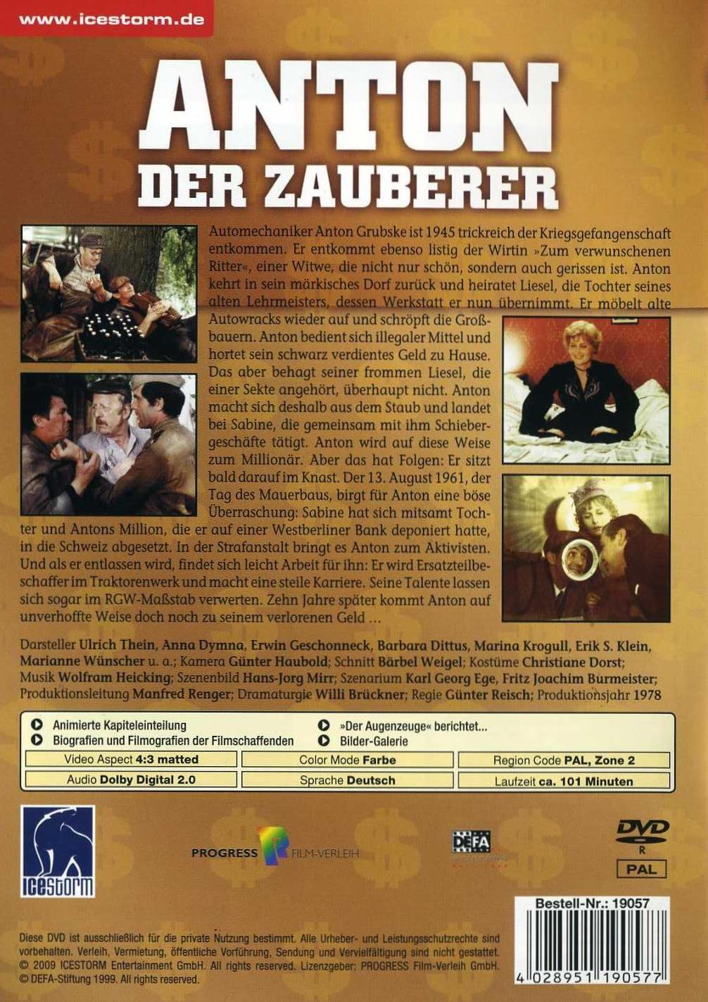 Anton, Der Zauberer – DEFA-Film Auf VHS, Unterhaltsame Komödie Aus Vergangener Zeit