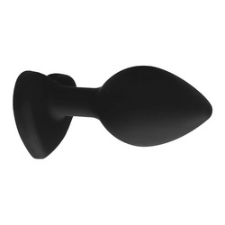 Large Diamond Heart Butt Plug, 8 cm